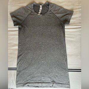 Gray Lululemon Short Sleeve Swiftly Tech